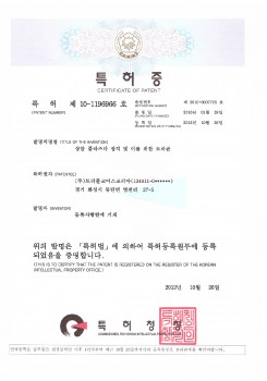 TCK_특허증_10-1196966